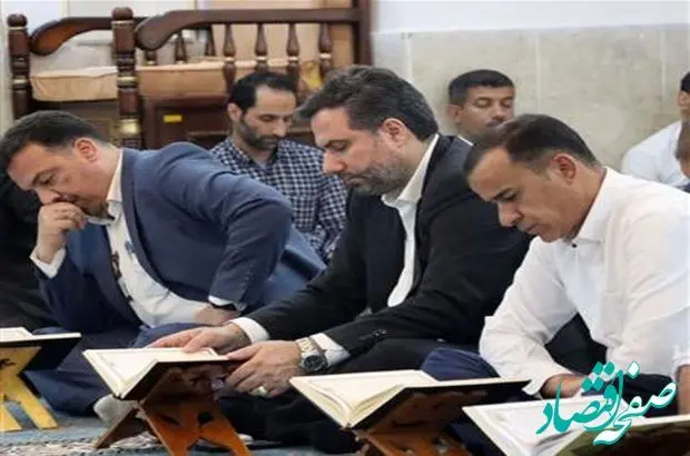 محفل انس با قرآن در شرکت پازارگاد با حضور قاری بین المللی ، سید جواد حسینی برگزار گردید
