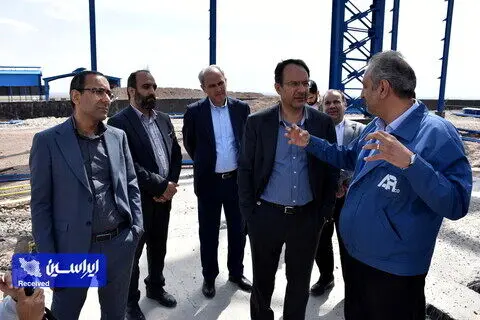 بازدید معاون سرمایه‌گذاری و امور شرکت‌های فولادمبارکه از شرکت صنایع آتیه لوله پارتاک
