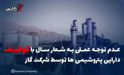 عدم توجه عملی به شعار سال با توقیف دارایی پتروشیمی ها توسط،شرکت گاز
