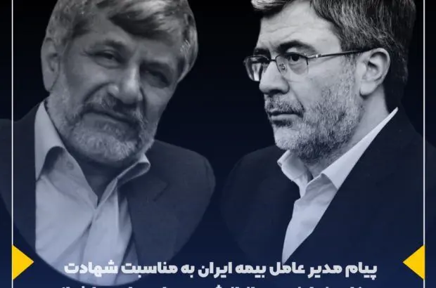پیام مدیر عامل بیمه ایران به مناسبت شهادت همکار و نماینده ، جانباز شهید حاج عباس طغیانی
