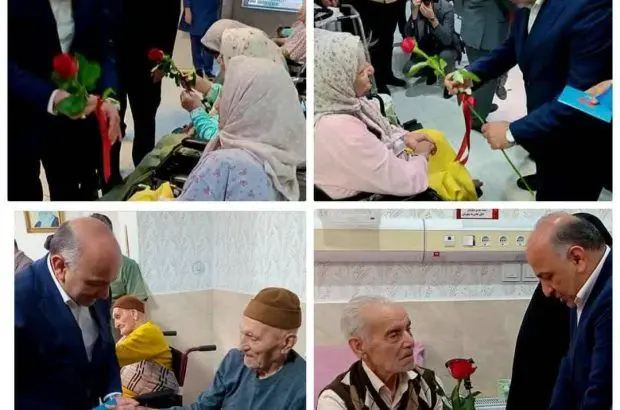 بازدید مدیرعامل بیمه دی از تنها مرکز نگهداری والدین شهدای کشور در مشهد
