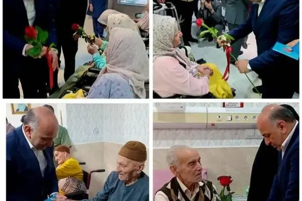 بازدید مدیرعامل بیمه دی از تنها مرکز نگهداری والدین شهدای کشور در مشهد

