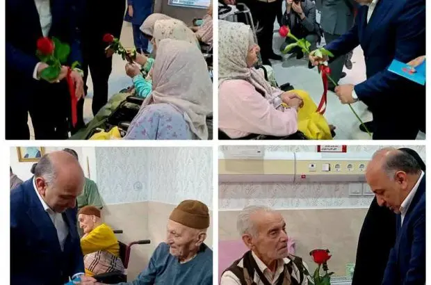 بازدید مدیرعامل بیمه دی از تنها مرکز نگهداری والدین شهدای کشور در مشهد
