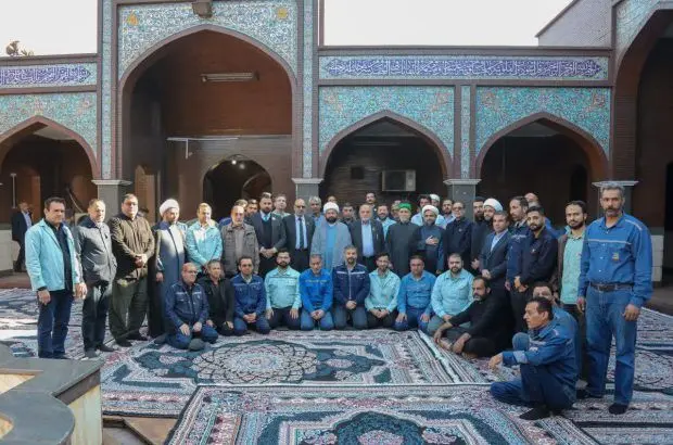 آیین آغاز استقبال از یادواره‌ی شهدای شرکت فولاد خوزستان
