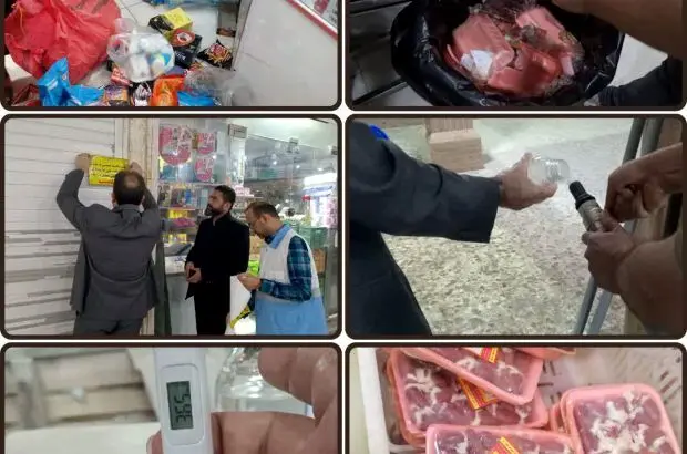 کشف بیش از ۳۲۰ کیلوگرم مواد غذایی فاسد در قشم/ واحدهای فروش آب آشامیدنی زیر ذره بین
