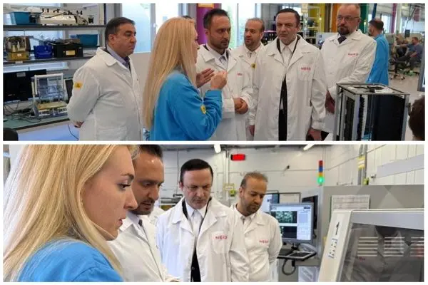 بازدید دبیر شورایعالی مناطق آزاد از صنایع دانش بنیان مینسک
