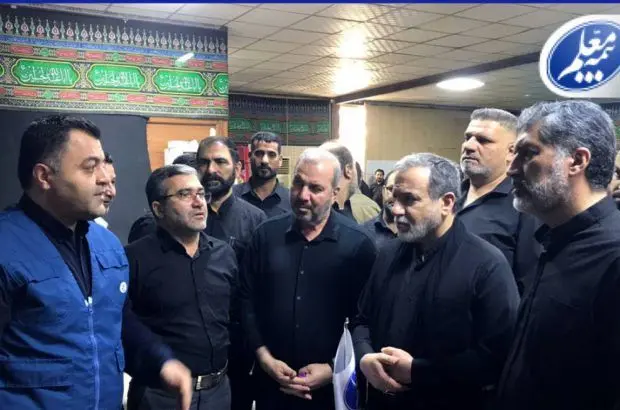 حضور وزیر امور خارجه در ستاد اربعین بیمه معلم
