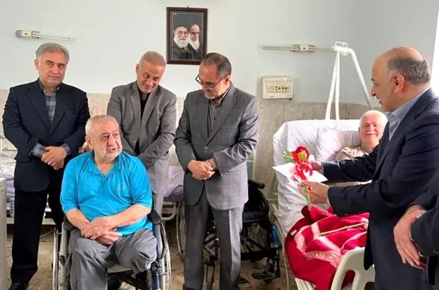 دیدار نوروزی مدیر عامل بیمه دی از مرکز ضایعه نخاعی امام علی مازندران
