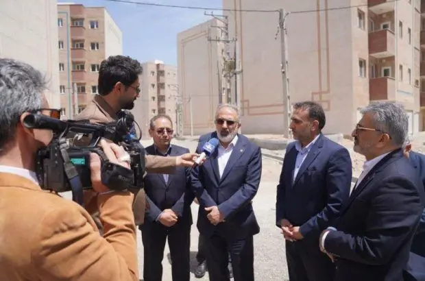 بازدید مدیرعامل بانک مسکن از پروژه‌های نهضت ملی مسکن در اردبیل
