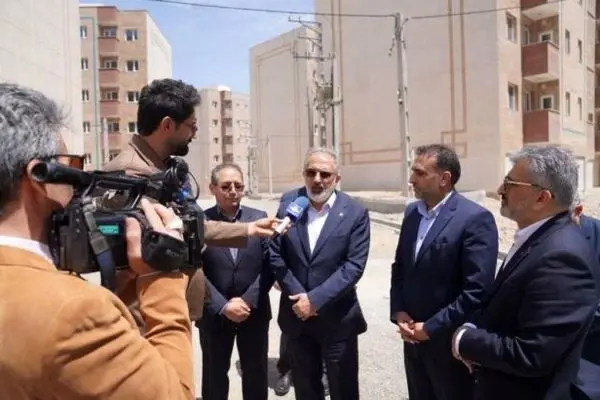 بازدید مدیرعامل بانک مسکن از پروژه‌های نهضت ملی مسکن در اردبیل
