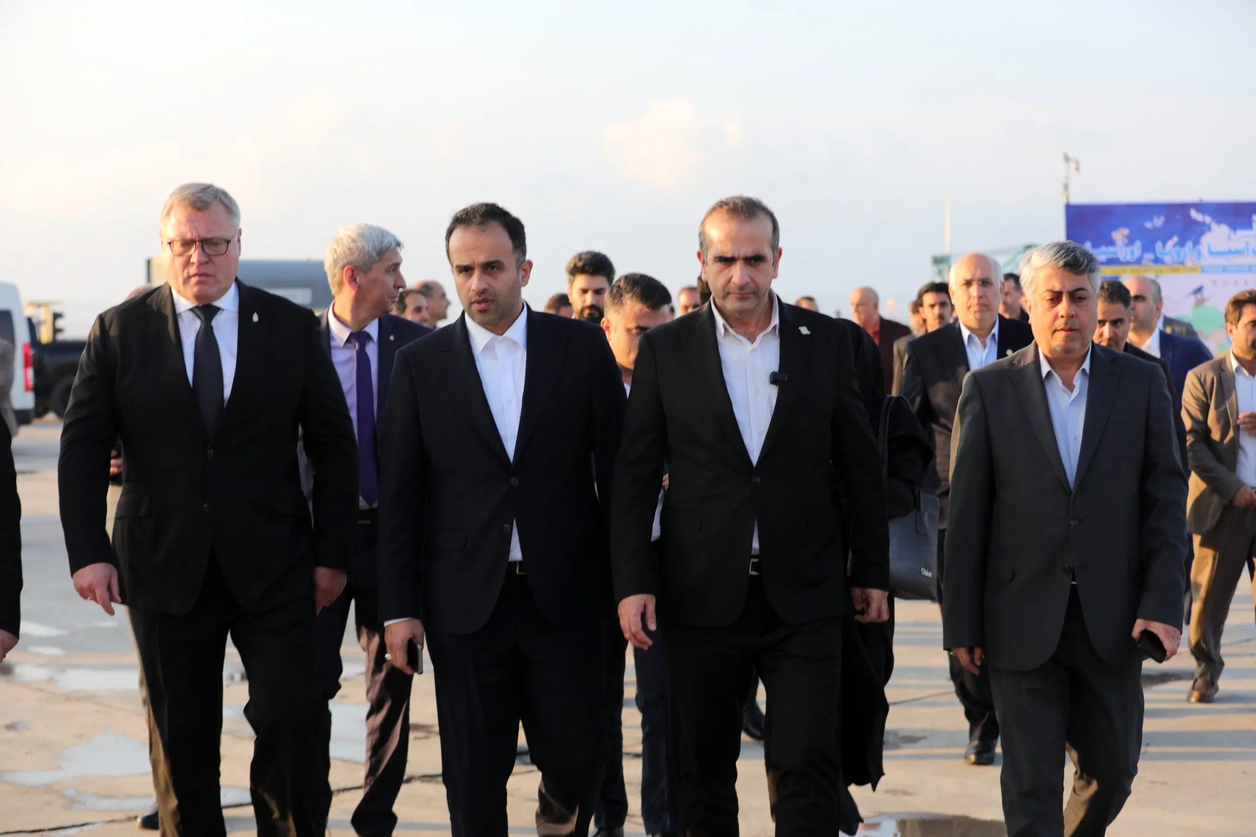 ایگور بابوشکین، استاندار آستراخان روسیه از منطقه آزاد انزلی بازدید کرد
