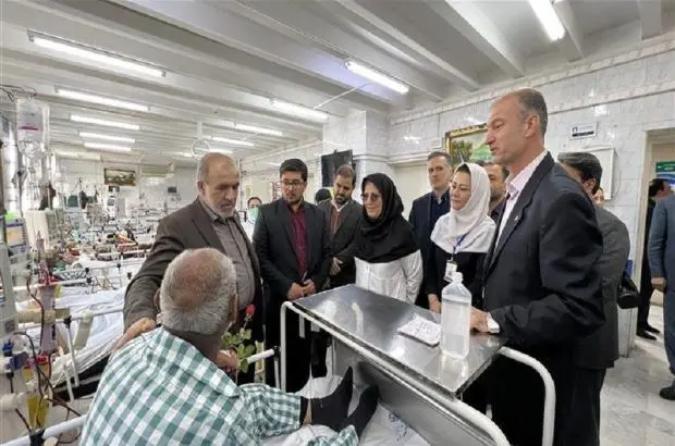 بازدید مدیران سازمان تأمین‌اجتماعی از بیمارستان ۲۹ بهمن و شعبه ۵ تبریز
