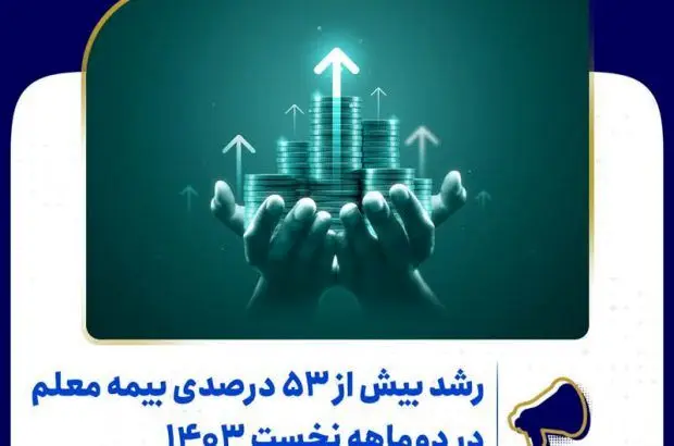 رشد بیش از ۵۳ درصدی بیمه معلم در دوماهه نخست ۱۴۰۳