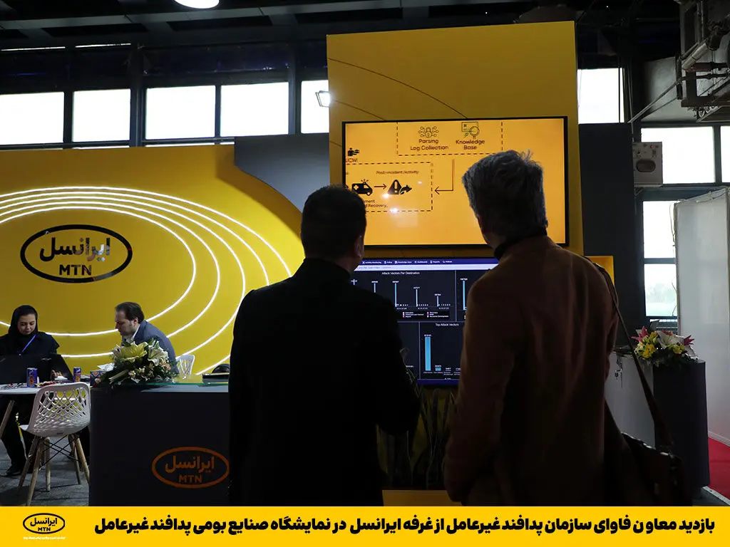 بازدید معاون فاوای سازمان پدافند غیرعامل از غرفه ایرانسل در نمایشگاه صنایع بومی پدافند غیرعامل
