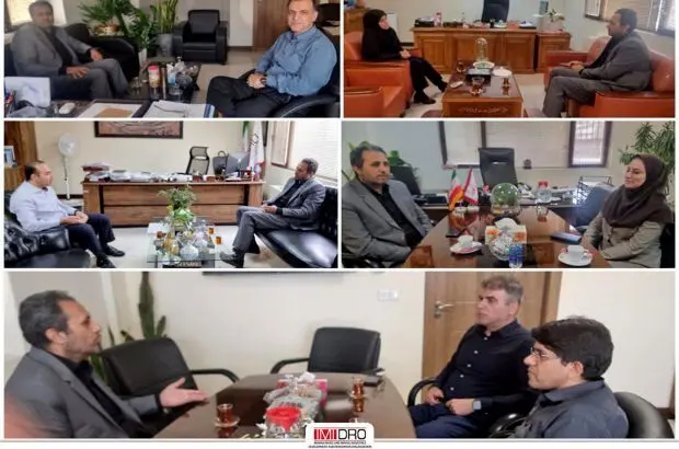 دیدار سرپرست مجتمع سنگ‌آهن سنگان با معاونان و مدیران سازمان ایمیدرو
