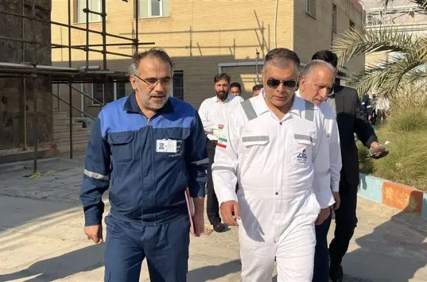 بازدید وزیر نفت از شرکت پتروشیمی پارس
