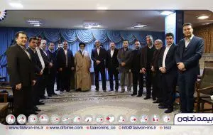 رئیس کل بیمه مرکزی و دبیر کل سندیکای بیمه گران به دعوت مدیر عامل بیمه تعاون در تبریز حضور یافتند
