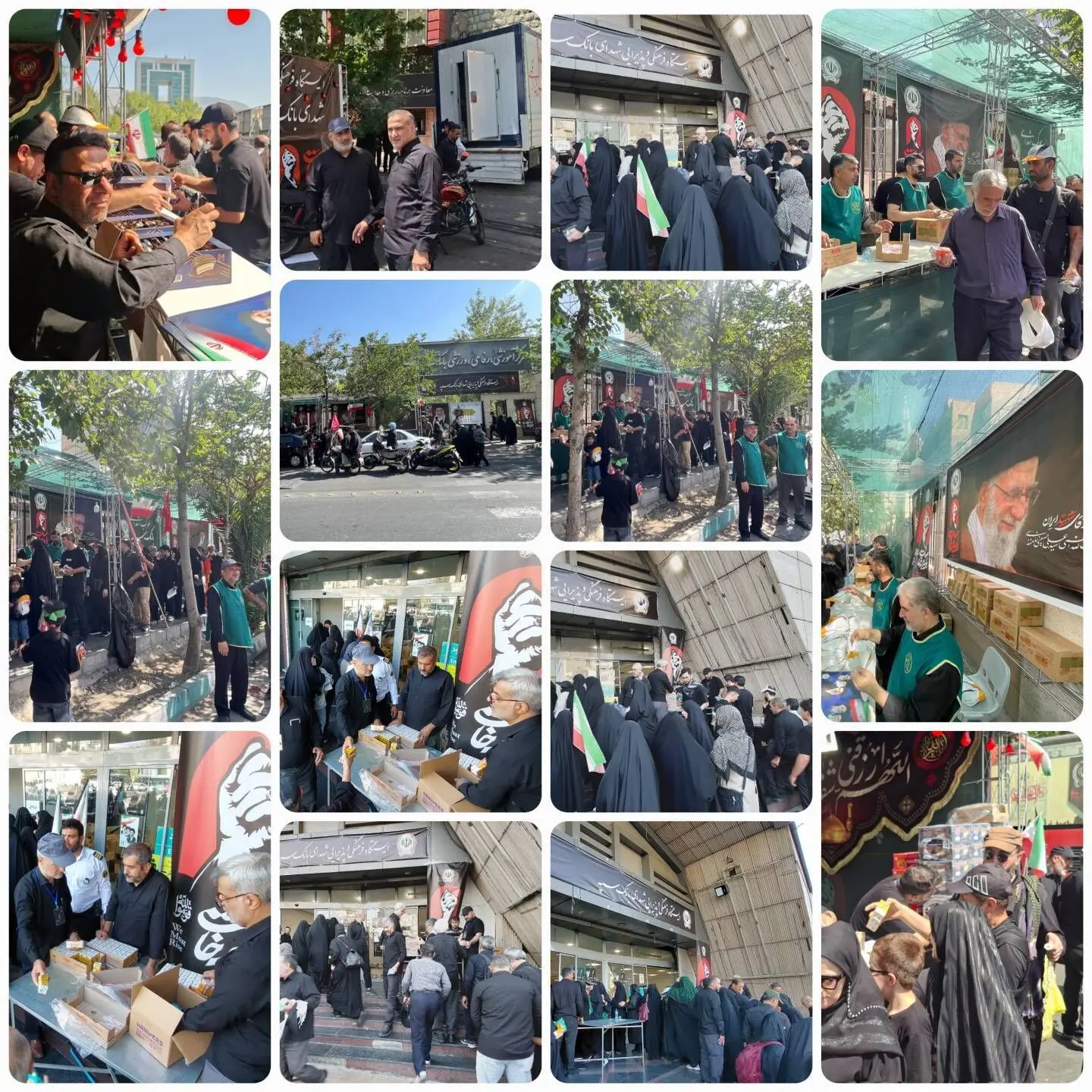 افزایش موکب های بانک سپه در مراسم تشییع پیکر مطهر رهبر شهید امت به ۱۴ موکب
