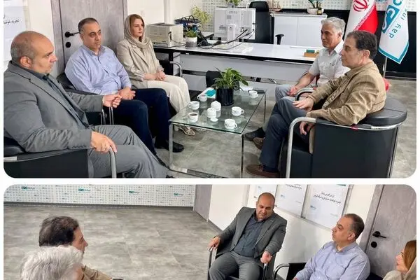 نشست مدیریت بیمه دی کرمانشاه با انجمن فیزیوتراپان استان