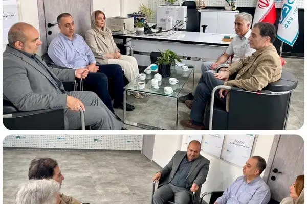 نشست مدیریت بیمه دی کرمانشاه با انجمن فیزیوتراپان استان