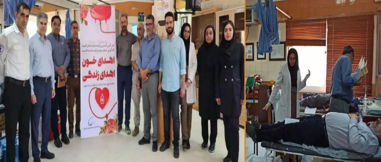 اهدای خون سنت هرساله پتروشیمی خوزستان
