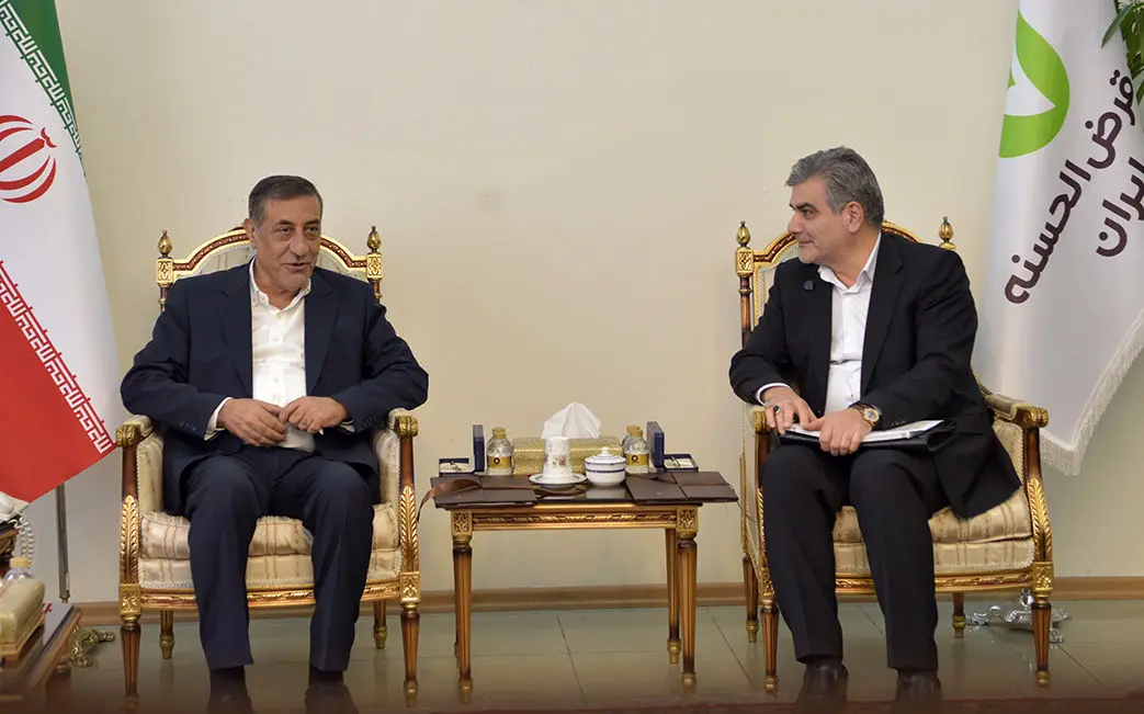 دیدار مدیرعامل بانک قرض‌الحسنه مهر ایران با سرپرست نهاد ریاست جمهوری
