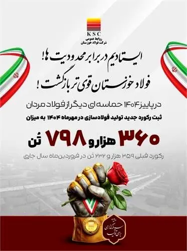 روایت بلوغ صنعتی در فولاد خوزستان
