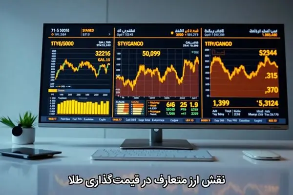 نقش ارز متعارف در قیمتگذاری طلا