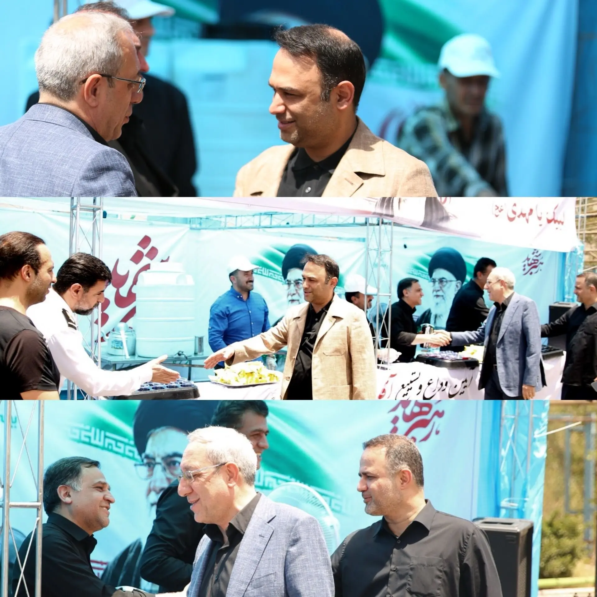بازدید مدیرعامل از موکب های خدمت رسانی؛ نوراللهی: بیمه البرز تمام قد، پشتیبان زائران است
