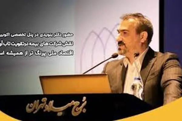 نقش شرکت های بیمه درتقویت تاب آوری اقتصاد ملی پررنگ تر از همیشه است
