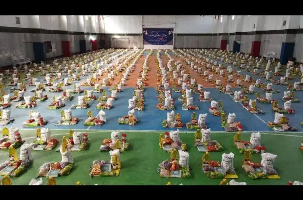توزیع ۱۰۰۰ بسته کمک مومنانه در بین افراد کم برخوردار شهرستان شهربابک
