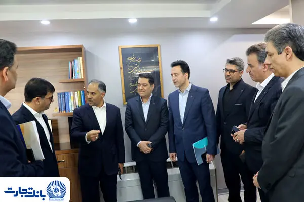 معاونت استان‌ها و شبکه فروش و مدیریت امور برنامه‌ریزی عملیاتی مقصد بازدید سرزده مدیرعامل بانک تجارت
