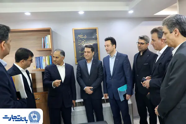 معاونت استان‌ها و شبکه فروش و مدیریت امور برنامه‌ریزی عملیاتی مقصد بازدید سرزده مدیرعامل بانک تجارت
