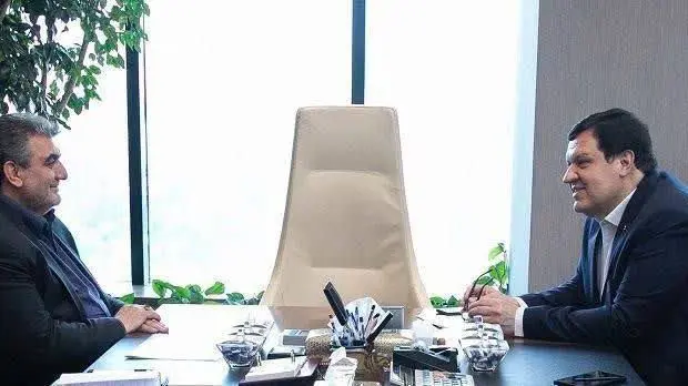 نشست مشترک مدیرعامل بانک ملت و استاندار سمنان
