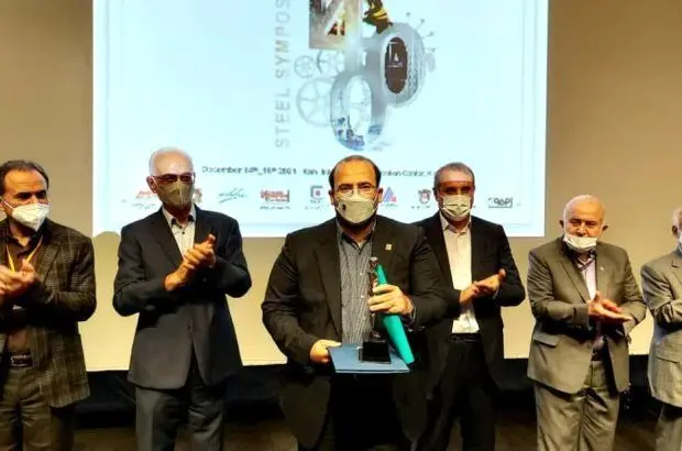 رکوردداری فولاد خوزستان در کسب عنوان مرد سال فولاد ایران؛ یک تندیس و چند پیام