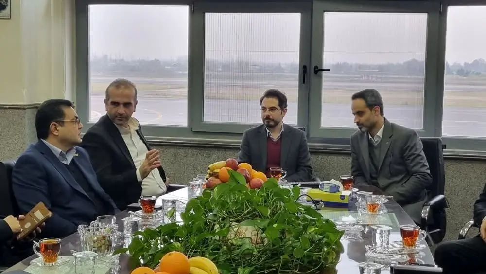نشست بررسی توسعه زیرساخت‌های فرودگاه بین‌المللی سردار جنگل برگزار شد

