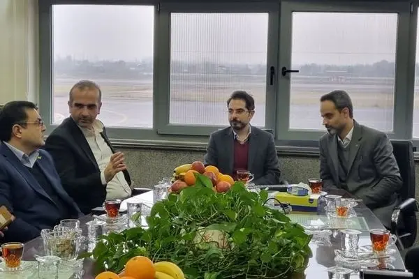 نشست بررسی توسعه زیرساخت‌های فرودگاه بین‌المللی سردار جنگل برگزار شد
