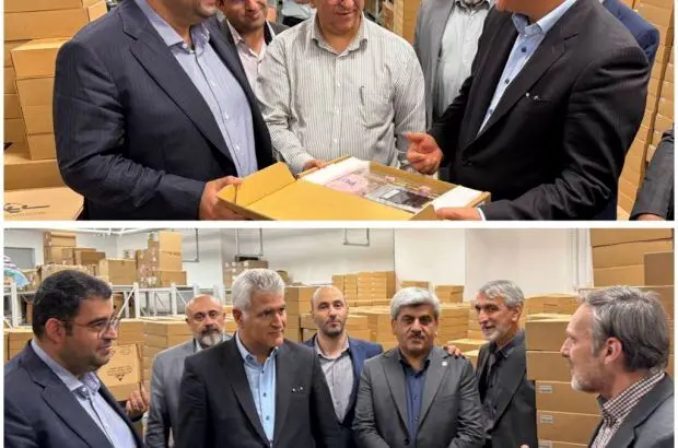 بازدید معاون وزیر ارتباطات و فناوری اطلاعات و مدیر عامل پست بانک ایران از طرح تسهیلاتی سامانه‌های نو‌آوری ارتباطات سینا

