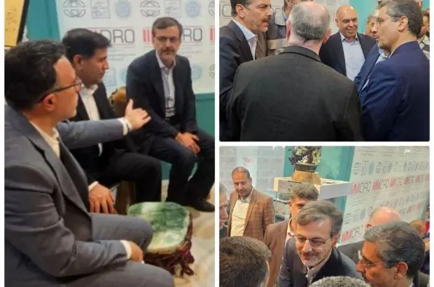 بازدید معاون اقتصادی استاندار خراسان رضوی از غرفه مجتمع سنگ آهن سنگان