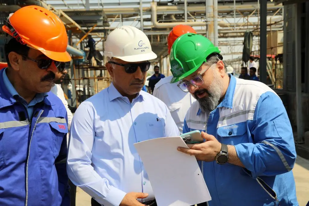 بازدید مدیرعامل پتروشیمی بندرامام از روند تعمیرات اساسی کارخانه وینیل کلراید