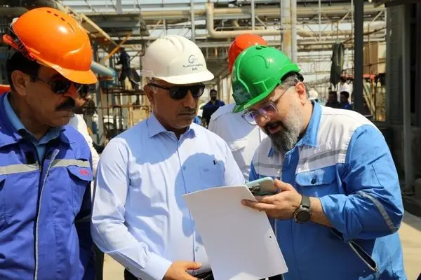 بازدید مدیرعامل پتروشیمی بندرامام از روند تعمیرات اساسی کارخانه وینیل کلراید