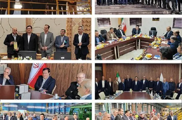 دیدار و بازدید مدیرعامل بانک ملت از ۱۰ مجموعه بزرگ تولیدی و اقتصادی در استان یزد
