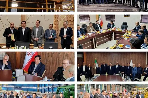 دیدار و بازدید مدیرعامل بانک ملت از ۱۰ مجموعه بزرگ تولیدی و اقتصادی در استان یزد

