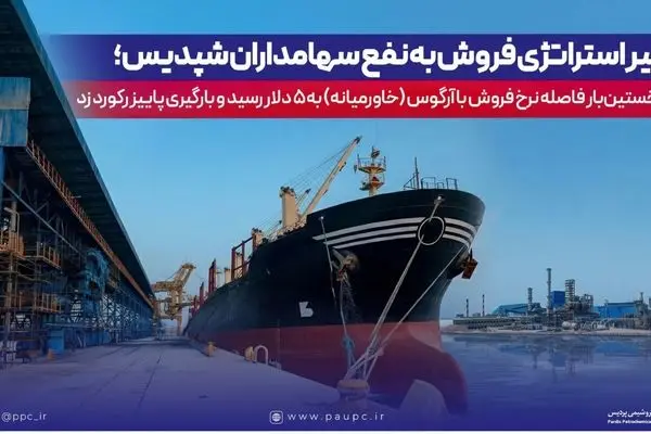 برای نخستین‌بار فاصله نرخ فروش با نرخ آرگوس(خاورمیانه) به ۵ دلار رسید و بارگیری پاییز رکورد زد
