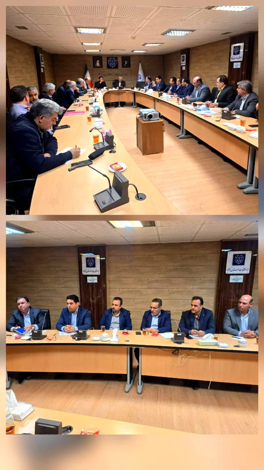 نشست شورای هماهنگی شرکت‌های بیمه استان مرکزی در بیمه دی برگزار شد