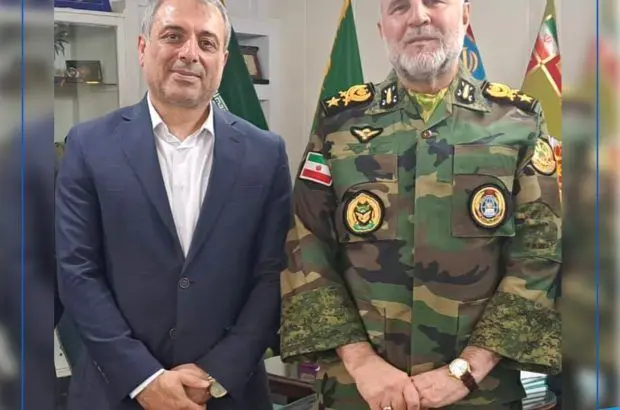 دیدار مدیرعامل بیمه حکمت صبا با فرمانده نیروی زمینی ارتش جمهوری اسلامی ایران
