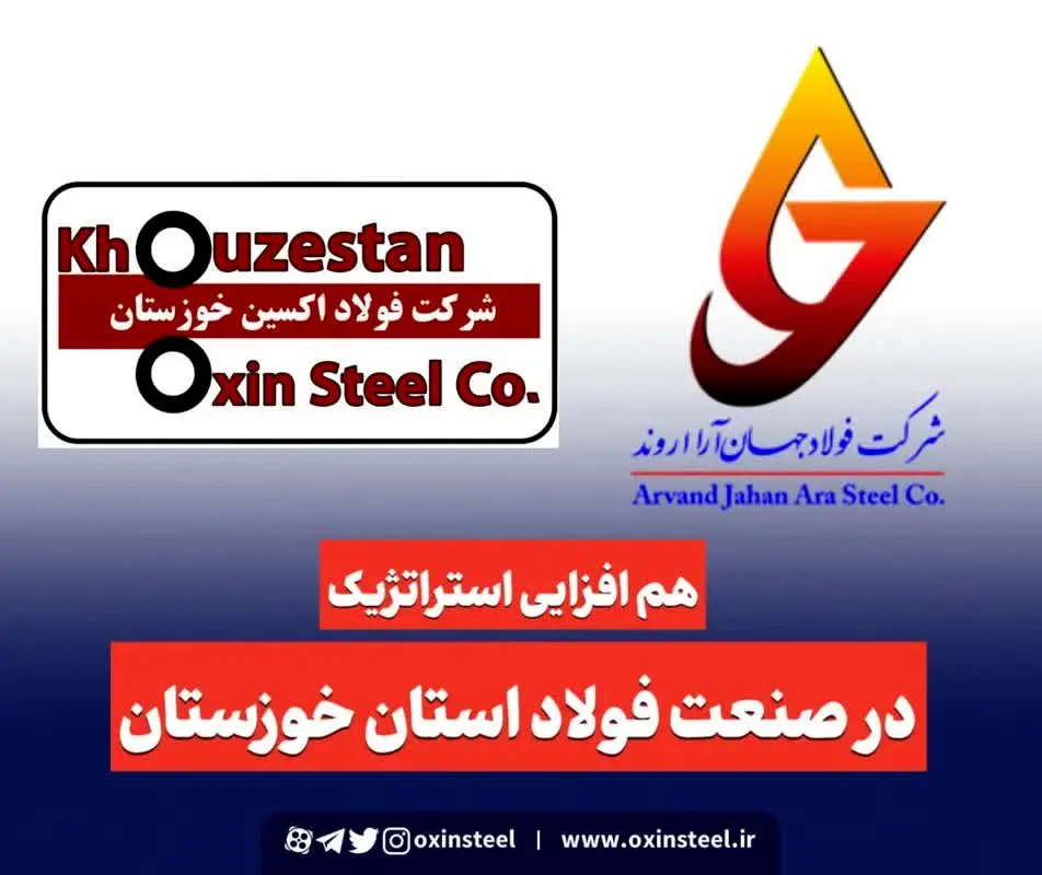  نشست مدیران فولاد اکسین و جهان آرا با محوریت توسعه پایدار و تأمین مواد اولیه  