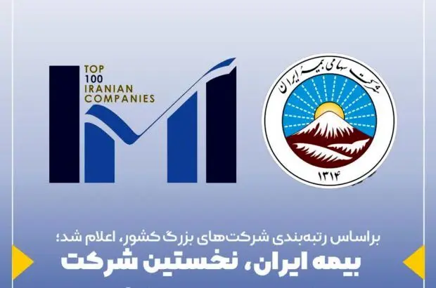 بیمه ایران، نخستین شرکت برتر صنعت بیمه کشور
