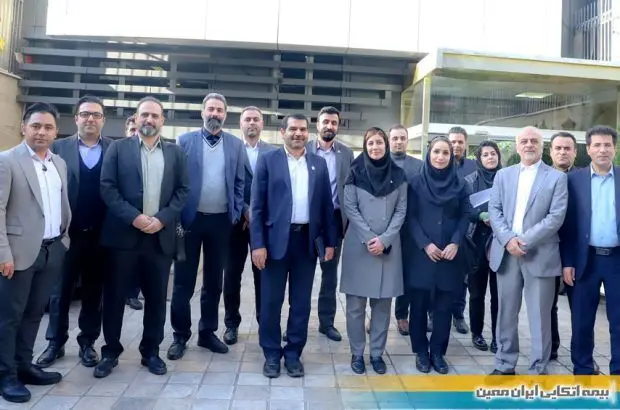 بازدید مدیرعامل هلدینگ توسعه کسب و کار سبا و هیئت همراه از بیمه اتکایی ایران‌معین
