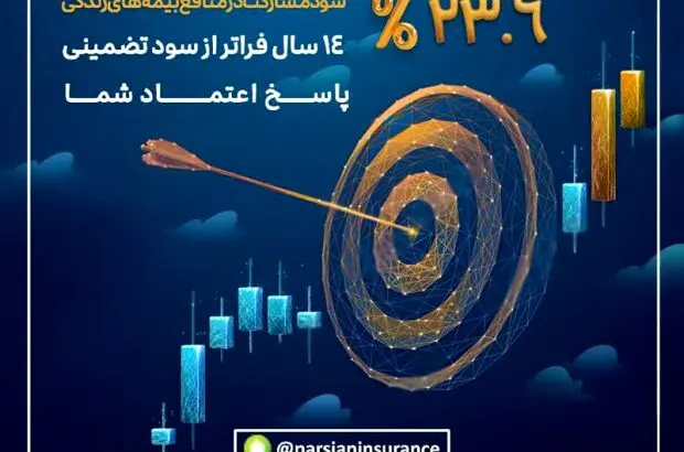 کام بیمه گزاران بیمه زندگی پارسیان با سود 23/6 درصدی شیرین شد
